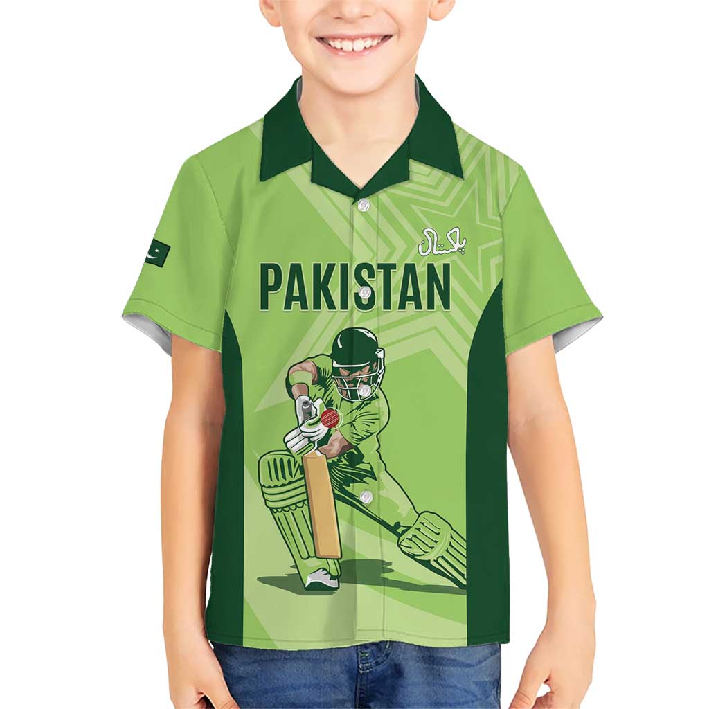 Custom Pakistan Cricket Kid Hawaiian Shirt Go Shaheens LT15