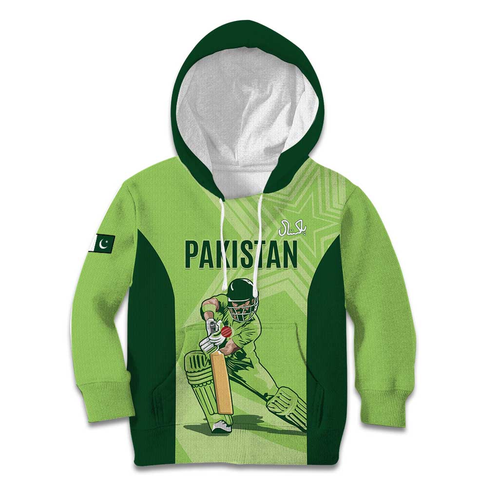 Custom Pakistan Cricket Kid Hoodie Go Shaheens LT15