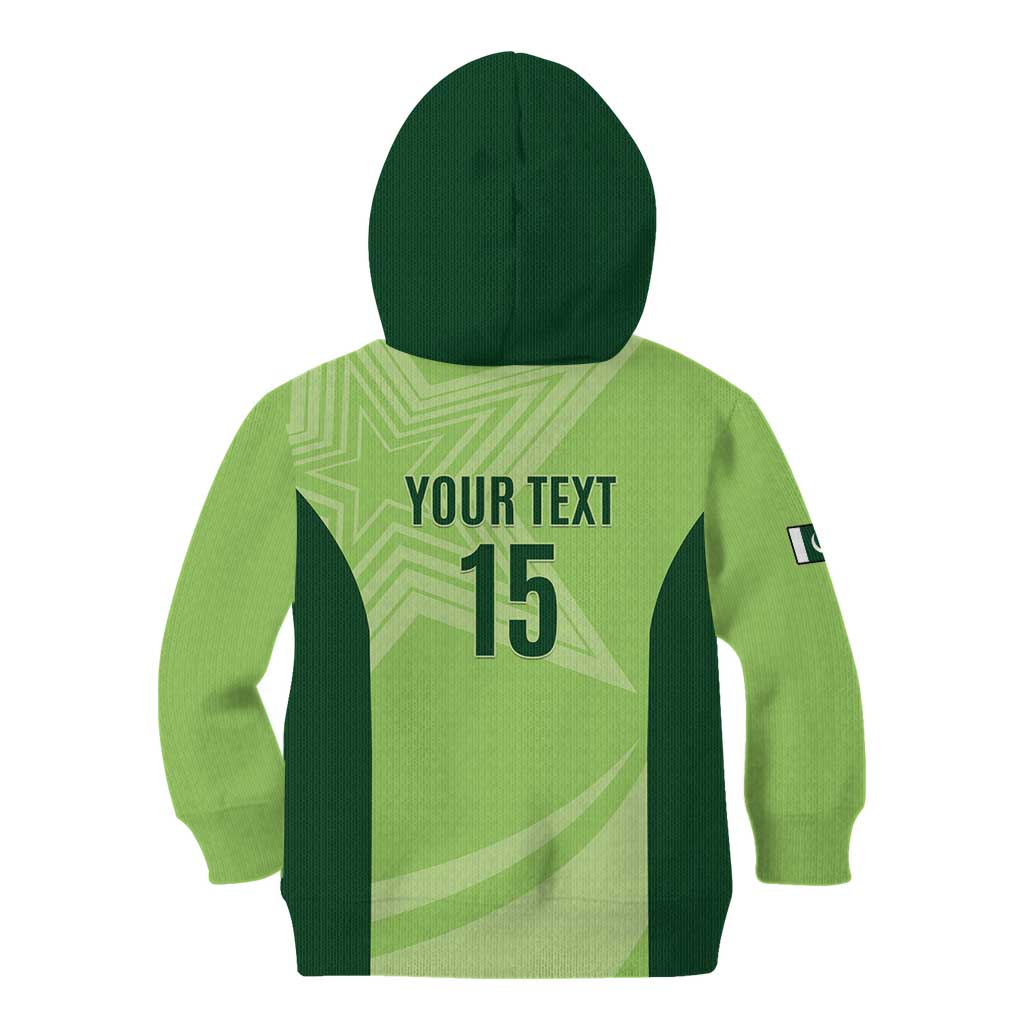 Custom Pakistan Cricket Kid Hoodie Go Shaheens LT15