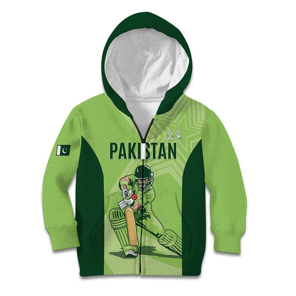 Custom Pakistan Cricket Kid Hoodie Go Shaheens LT15