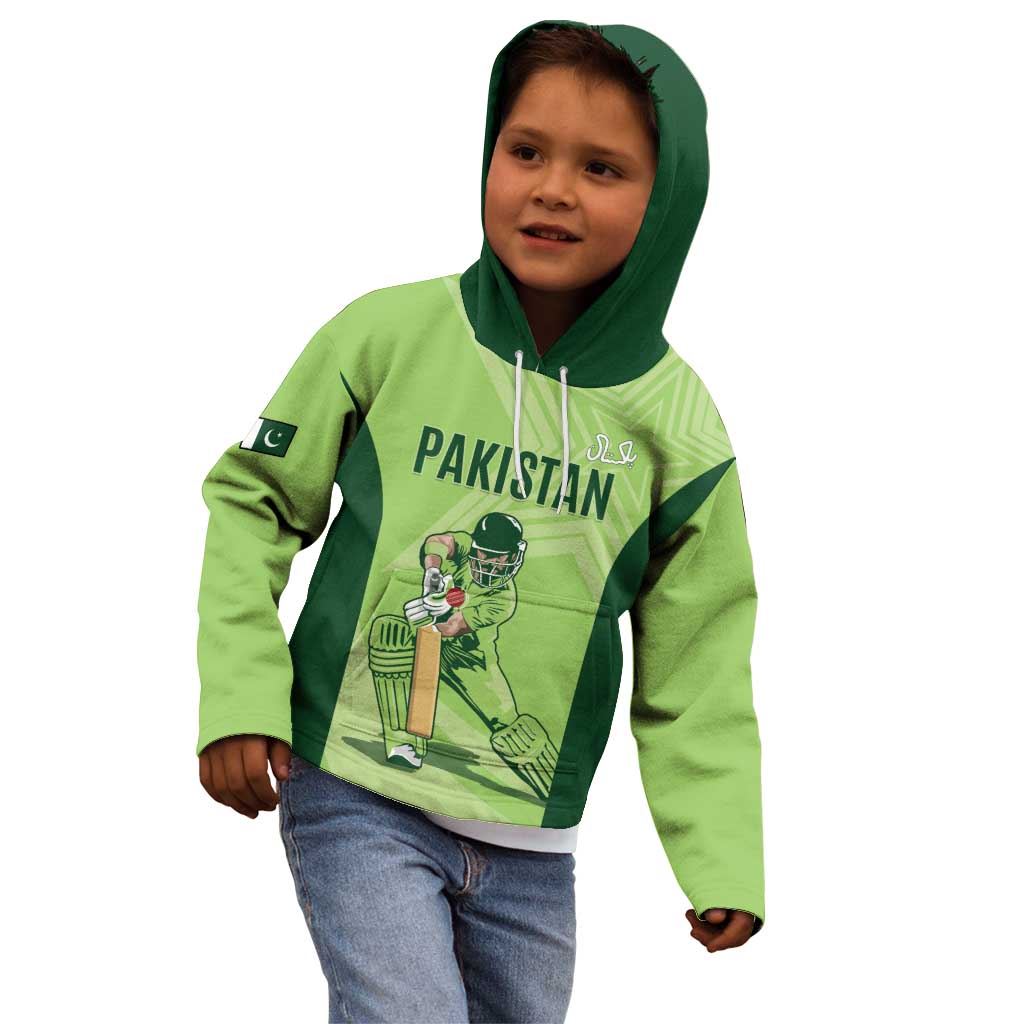 Custom Pakistan Cricket Kid Hoodie Go Shaheens LT15