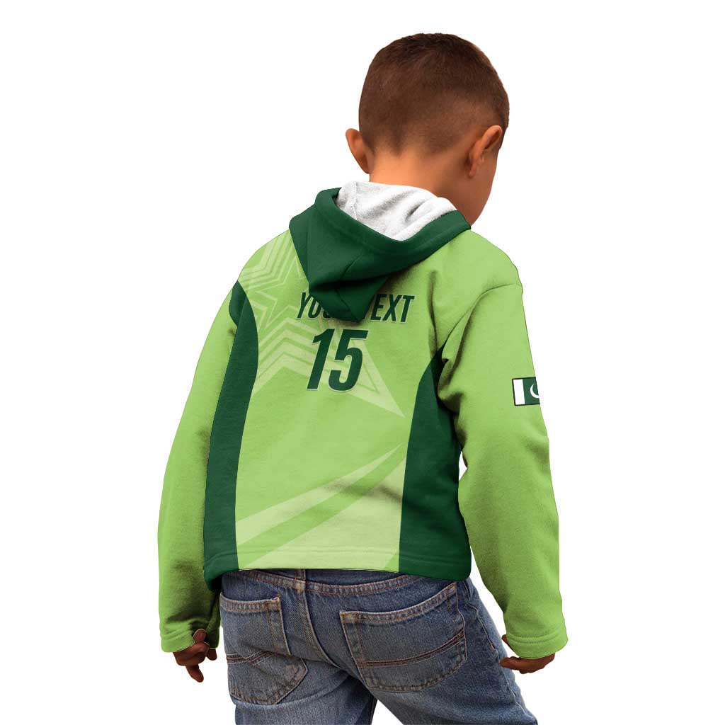 Custom Pakistan Cricket Kid Hoodie Go Shaheens LT15