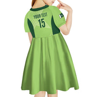 Custom Pakistan Cricket Kid Short Sleeve Dress Go Shaheens LT15