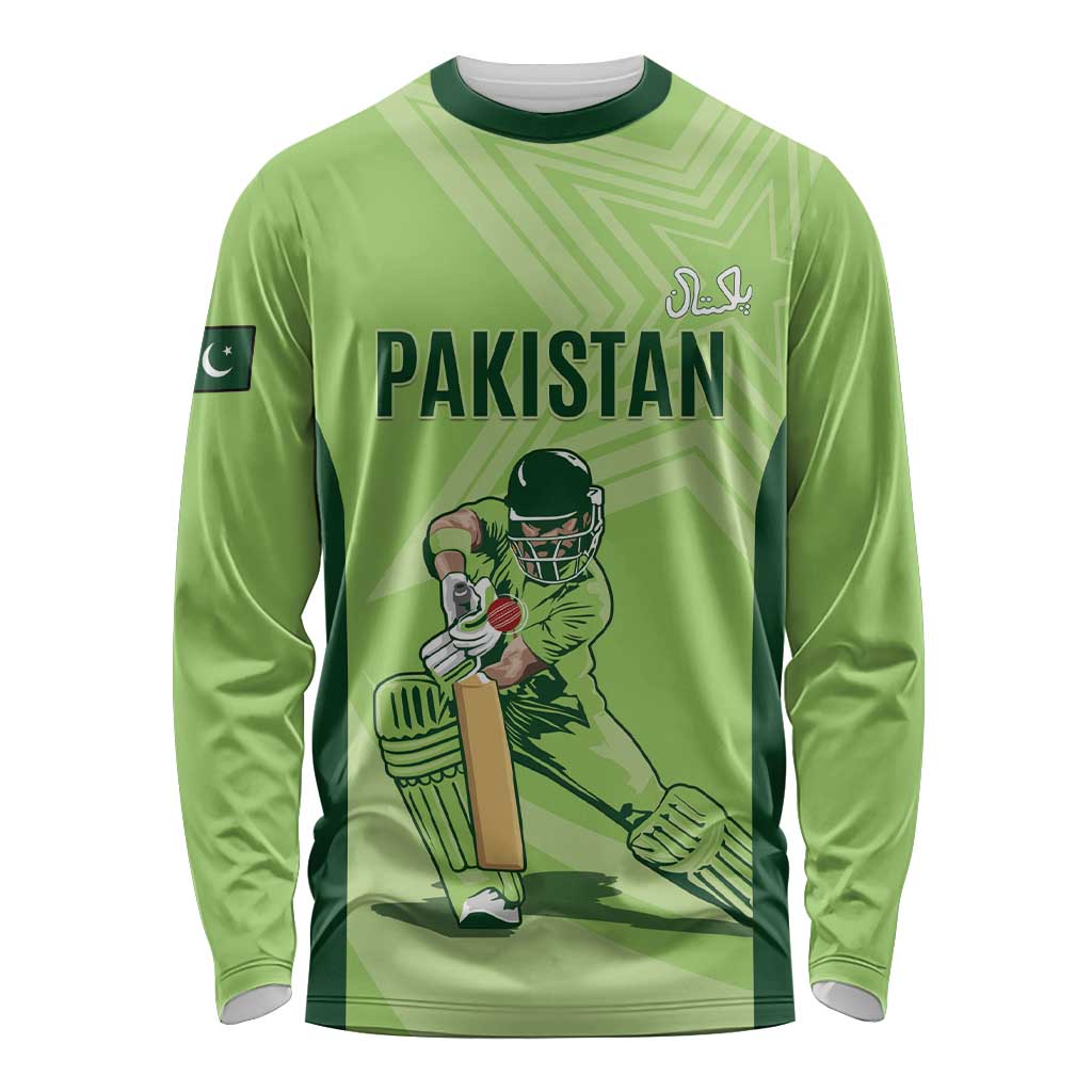 Custom Pakistan Cricket Long Sleeve Shirt Go Shaheens LT15