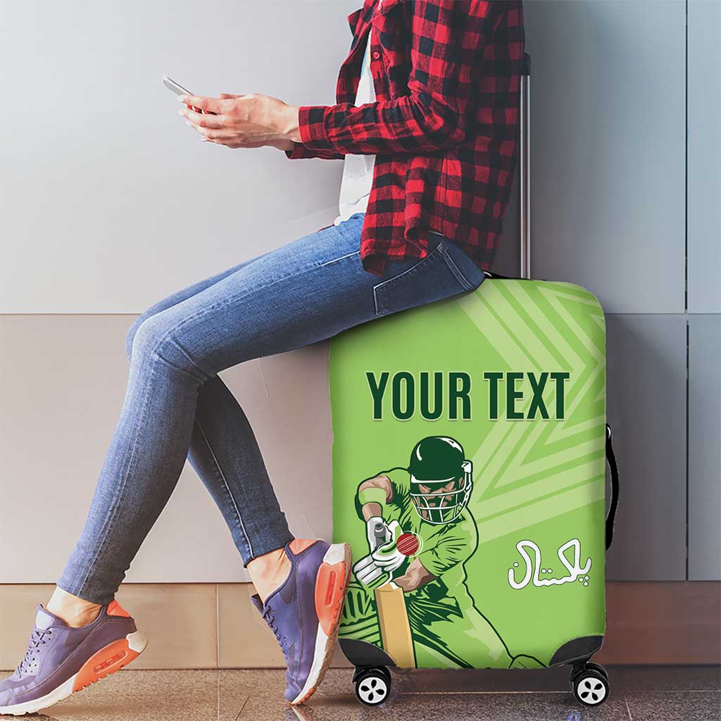 Custom Pakistan Cricket Luggage Cover Go Shaheens LT15