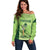 Custom Pakistan Cricket Off Shoulder Sweater Go Shaheens LT15