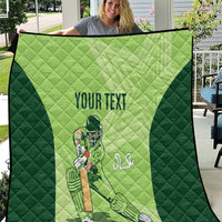 Custom Pakistan Cricket Quilt Go Shaheens LT15