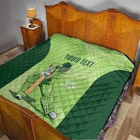 Custom Pakistan Cricket Quilt Go Shaheens LT15