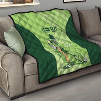 Custom Pakistan Cricket Quilt Go Shaheens LT15