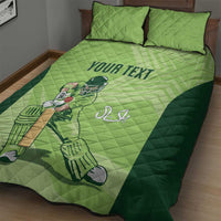 Custom Pakistan Cricket Quilt Bed Set Go Shaheens LT15