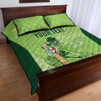 Custom Pakistan Cricket Quilt Bed Set Go Shaheens LT15