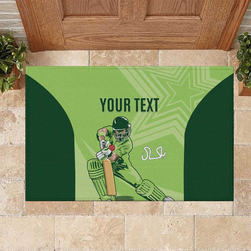 Custom Pakistan Cricket Rubber Doormat Go Shaheens LT15