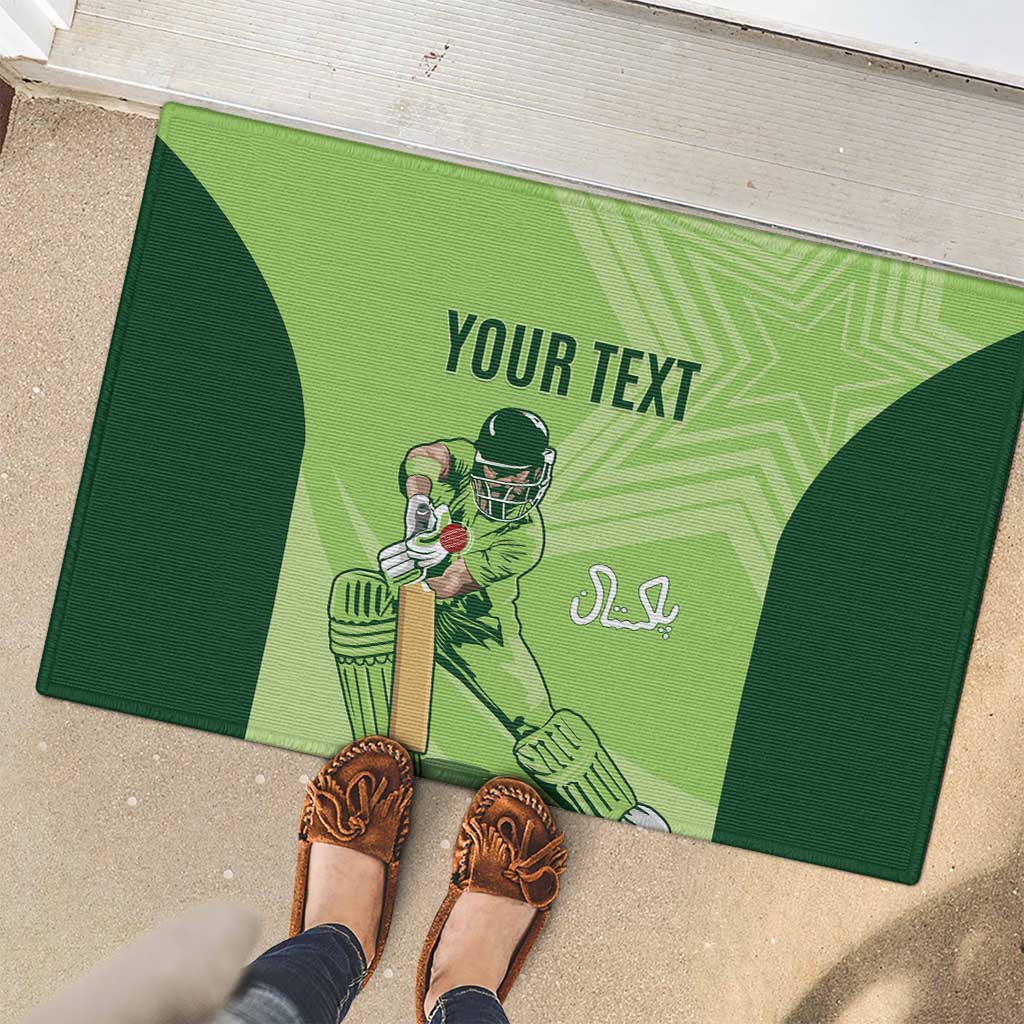 Custom Pakistan Cricket Rubber Doormat Go Shaheens LT15