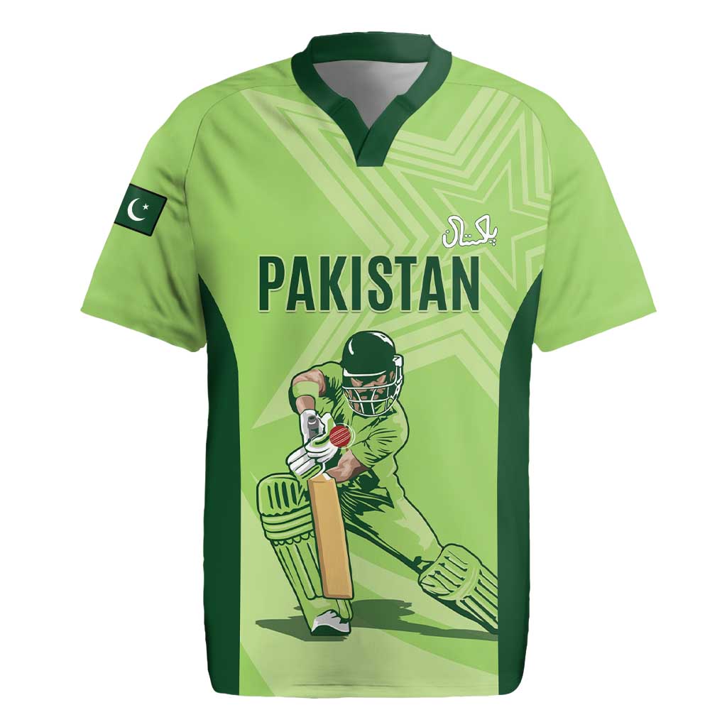 Custom Pakistan Cricket Rugby Jersey Go Shaheens LT15