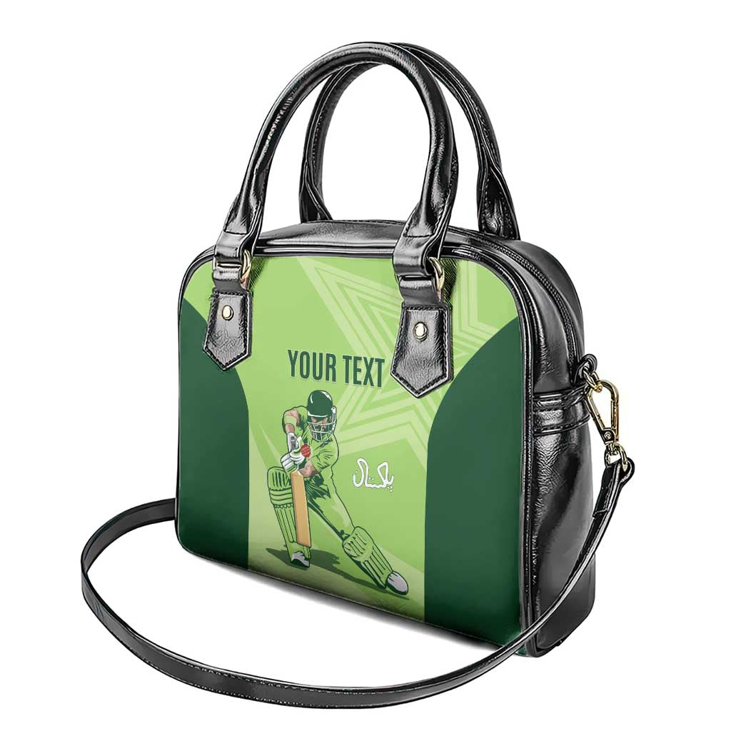 Custom Pakistan Cricket Shoulder Handbag Go Shaheens LT15