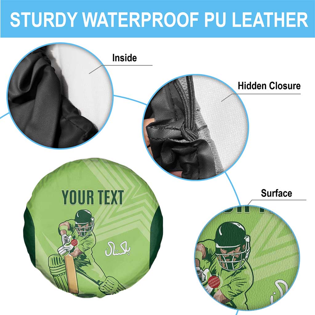 Custom Pakistan Cricket Spare Tire Cover Go Shaheens LT15