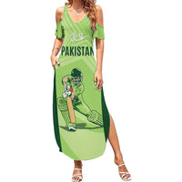 Custom Pakistan Cricket Summer Maxi Dress Go Shaheens LT15