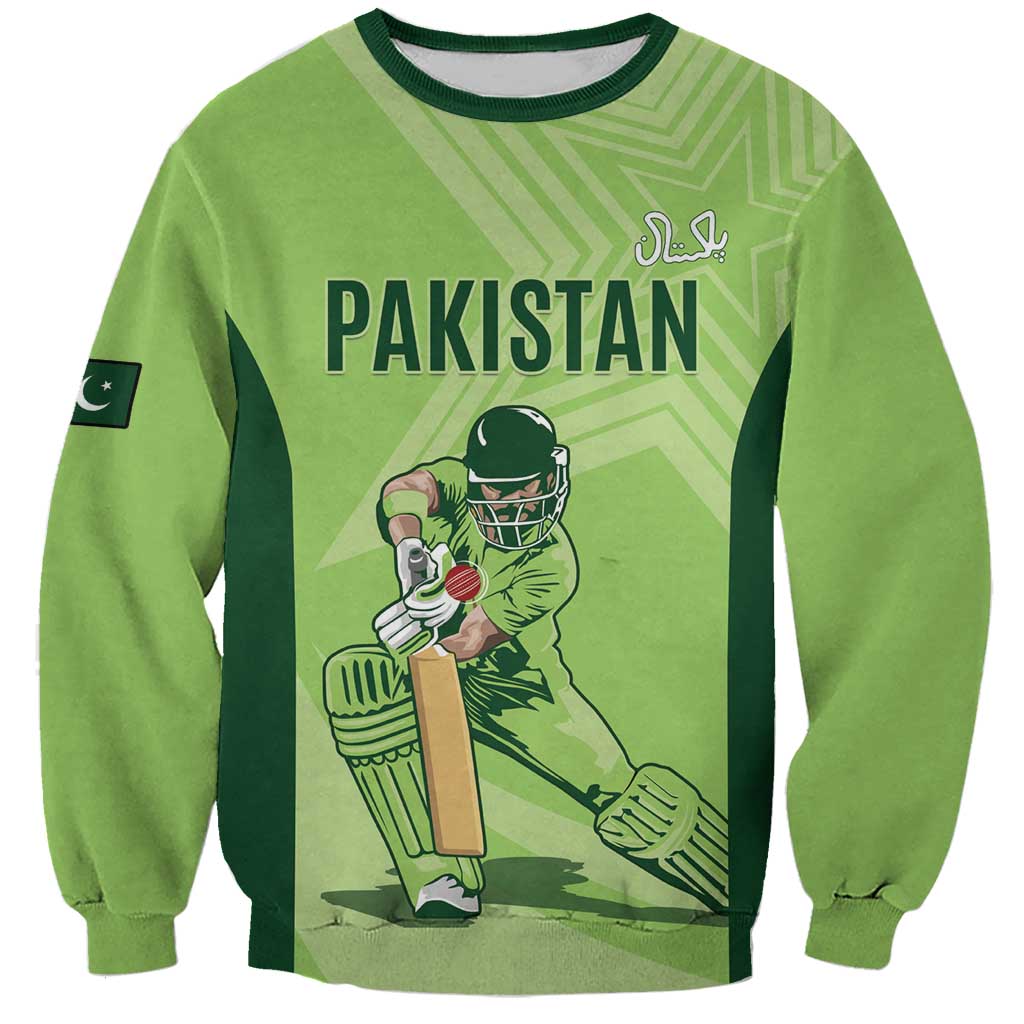 Custom Pakistan Cricket Sweatshirt Go Shaheens LT15