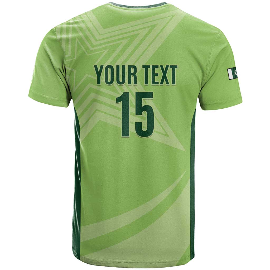 Custom Pakistan Cricket T Shirt Go Shaheens LT15
