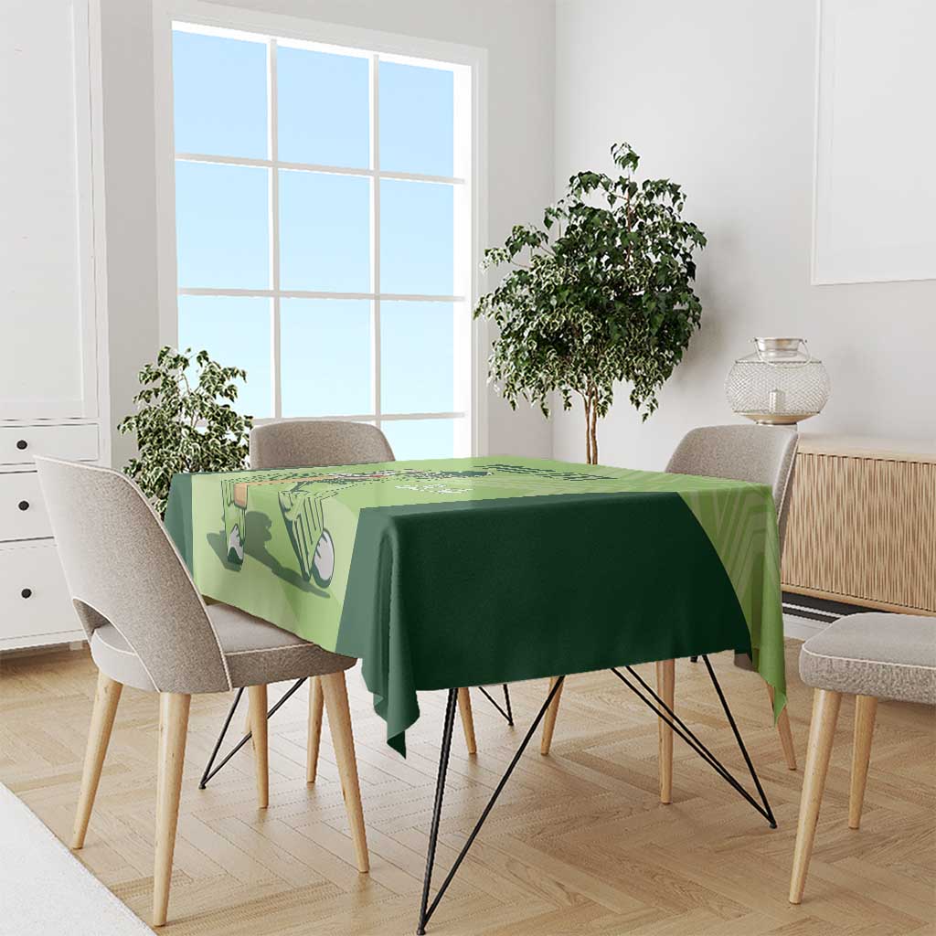 Custom Pakistan Cricket Tablecloth Go Shaheens LT15
