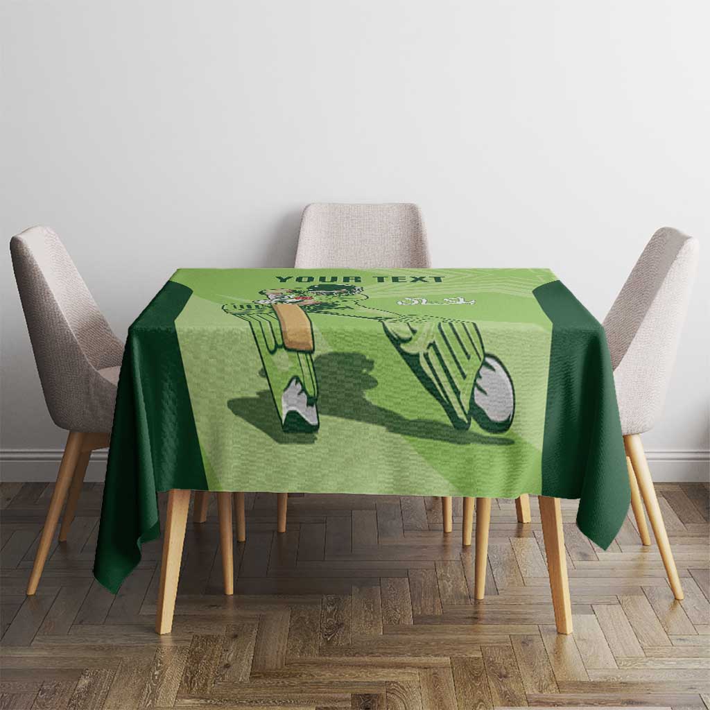 Custom Pakistan Cricket Tablecloth Go Shaheens LT15