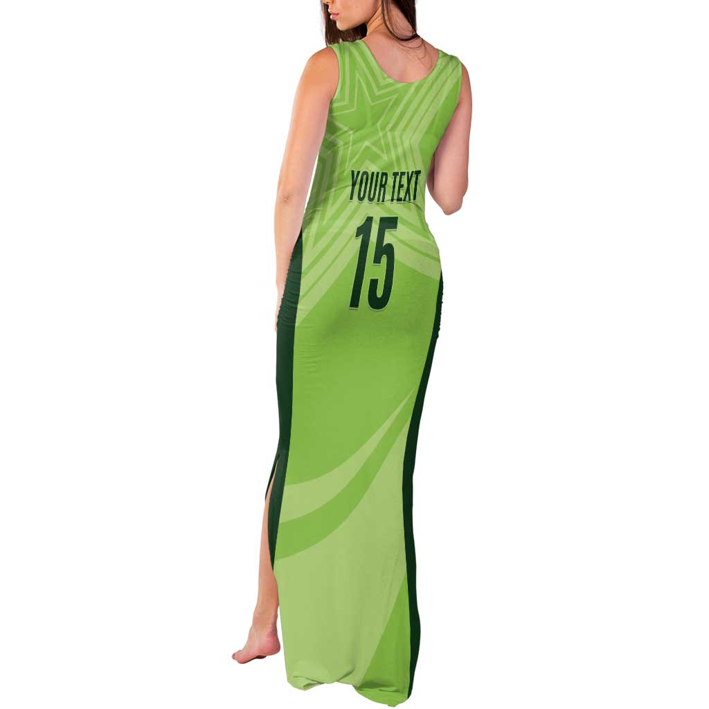 Custom Pakistan Cricket Tank Maxi Dress Go Shaheens LT15