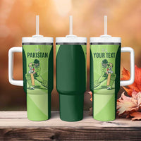 Custom Pakistan Cricket Tumbler With Handle Go Shaheens LT15