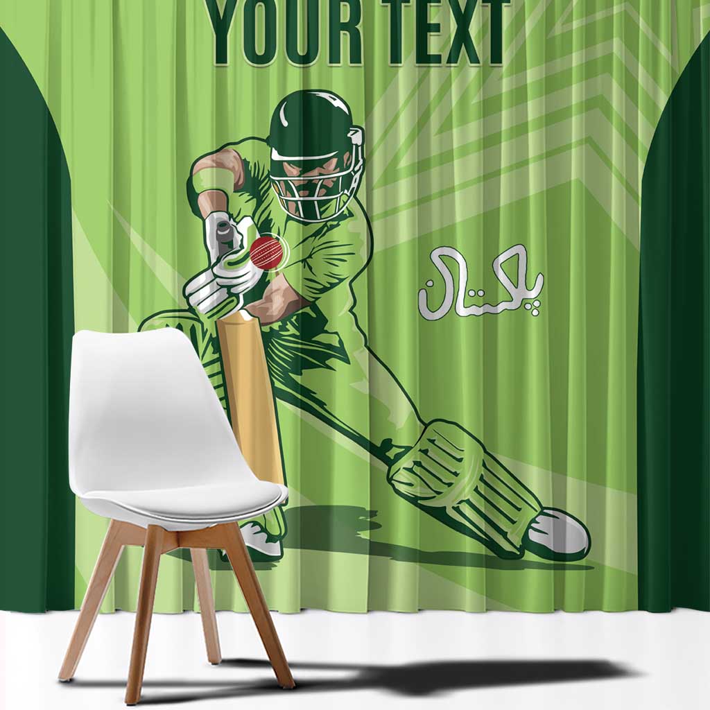 Custom Pakistan Cricket Window Curtain Go Shaheens LT15
