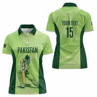 Custom Pakistan Cricket Women Polo Shirt Go Shaheens LT15