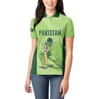 Custom Pakistan Cricket Women Polo Shirt Go Shaheens LT15