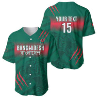 Custom Bangladesh Cricket Baseball Jersey Go Tigers