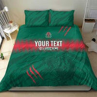 Custom Bangladesh Cricket Bedding Set Go Tigers