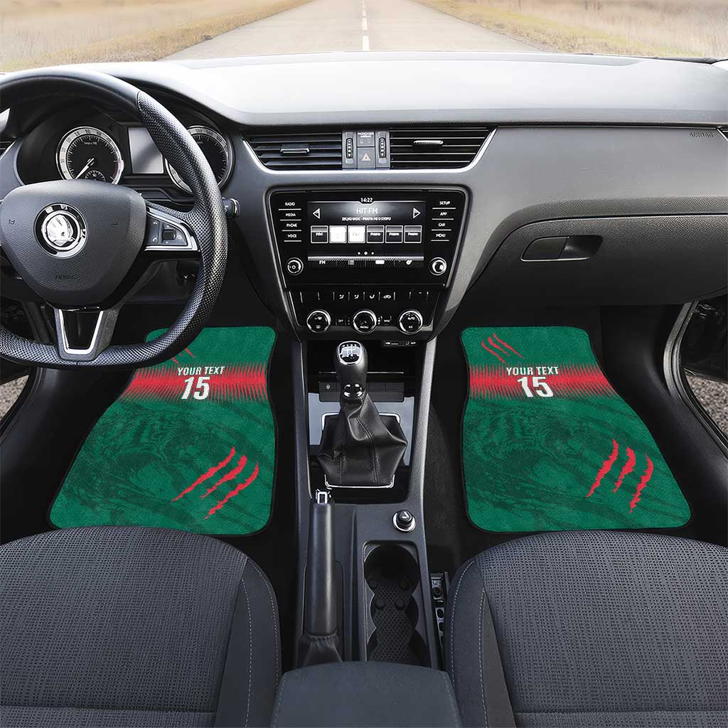 Custom Bangladesh Cricket Car Mats Go Tigers