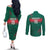 Custom Bangladesh Cricket Couples Matching Off The Shoulder Long Sleeve Dress and Long Sleeve Button Shirt Go Tigers