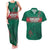 Custom Bangladesh Cricket Couples Matching Tank Maxi Dress and Hawaiian Shirt Go Tigers