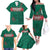 Custom Bangladesh Cricket Family Matching Off The Shoulder Long Sleeve Dress and Hawaiian Shirt Go Tigers