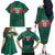Custom Bangladesh Cricket Family Matching Off The Shoulder Long Sleeve Dress and Hawaiian Shirt Go Tigers
