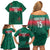 Custom Bangladesh Cricket Family Matching Off Shoulder Short Dress and Hawaiian Shirt Go Tigers