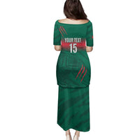 Custom Bangladesh Cricket Family Matching Puletasi and Hawaiian Shirt Go Tigers