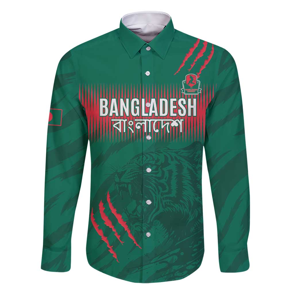 Custom Bangladesh Cricket Family Matching Short Sleeve Bodycon Dress and Hawaiian Shirt Go Tigers