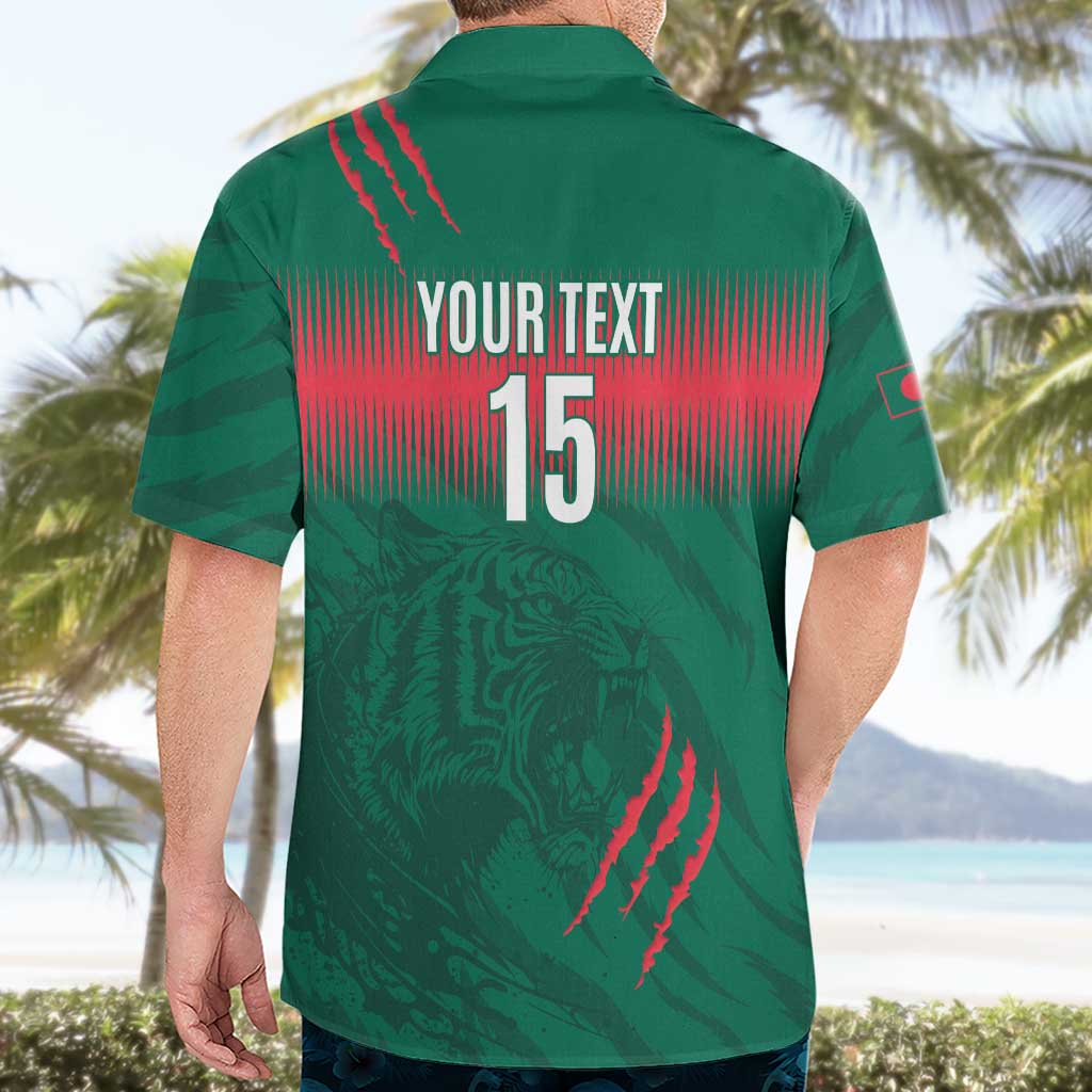 Custom Bangladesh Cricket Hawaiian Shirt Go Tigers