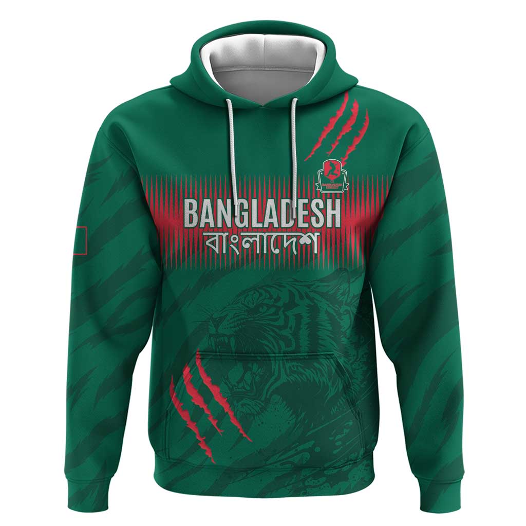 Custom Bangladesh Cricket Hoodie Go Tigers