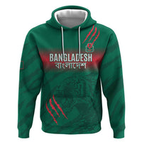 Custom Bangladesh Cricket Hoodie Go Tigers