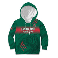 Custom Bangladesh Cricket Kid Hoodie Go Tigers