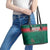 Custom Bangladesh Cricket Leather Tote Bag Go Tigers