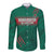 Custom Bangladesh Cricket Long Sleeve Button Shirt Go Tigers