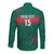 Custom Bangladesh Cricket Long Sleeve Button Shirt Go Tigers