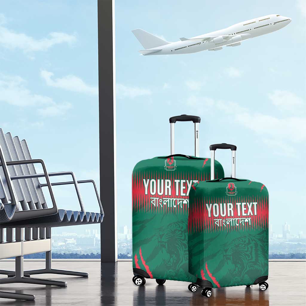 Custom Bangladesh Cricket Luggage Cover Go Tigers