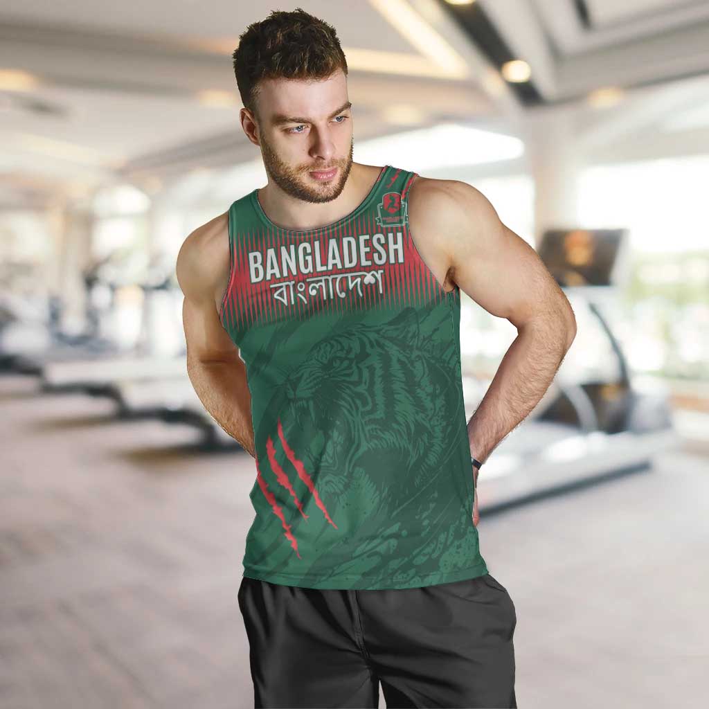 Custom Bangladesh Cricket Men Tank Top Go Tigers
