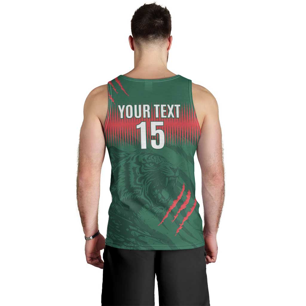 Custom Bangladesh Cricket Men Tank Top Go Tigers
